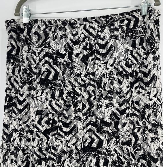 JM Collection Mesh Maxi Skirt Sz L Y2K Artsy Academia Festival Abstract Retro - Picture 7 of 10